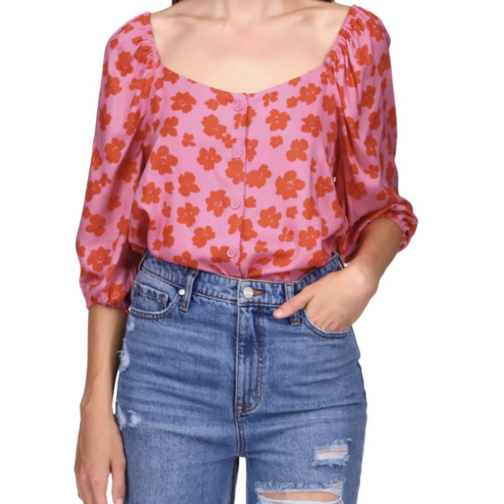 Sanctuary Button Front Blouse | Size XS